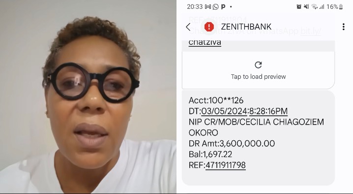 Nollywood Actress Shan George Seeks Help After Fraudsters Drain N3.6m from Her Zenith Account