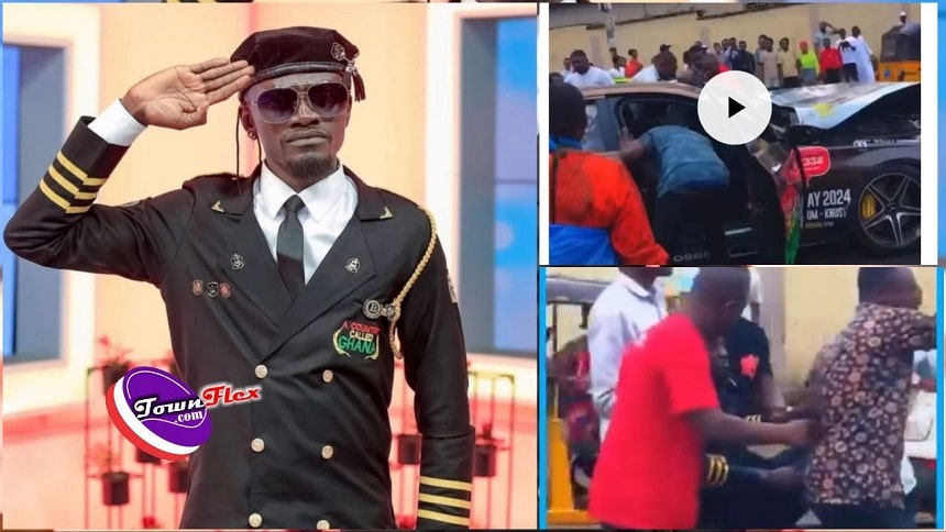 Breaking News: Actor Lilwin involved in an accident at Kumasi [Watch Video]