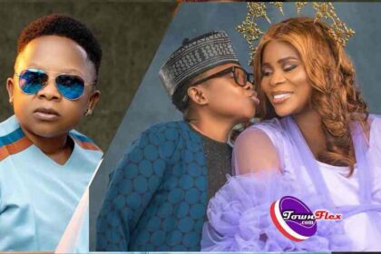 See photos as Nollywood actor Aki and wife welcome baby boy