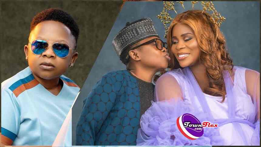 See photos as Nollywood actor Aki and wife welcome baby boy
