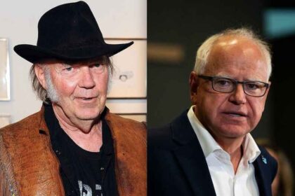 Neil Young Approves Tim Walz’s Use of ‘Rockin’ in the Free World’ for campaign