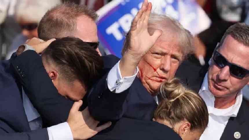 Donald Trump to stand behind bulletproof glass at outdoor rallies