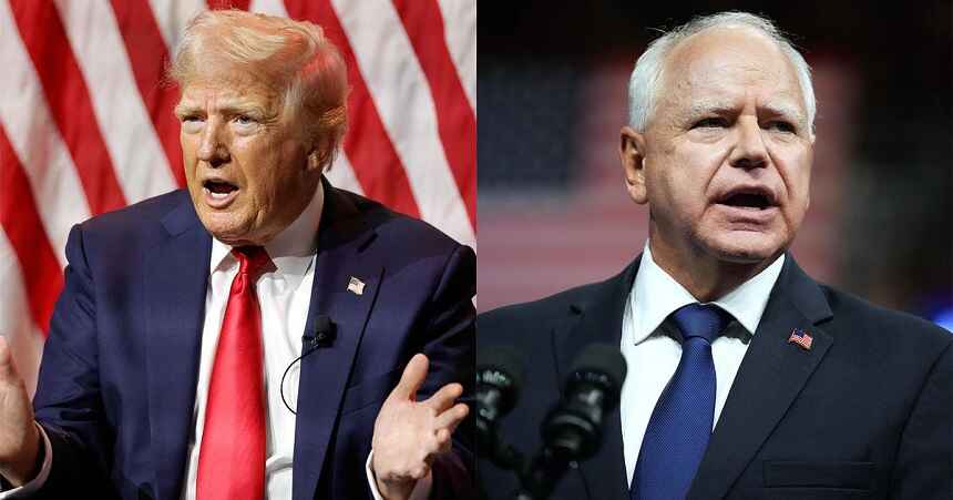 Video of Trump Calling Tim Walz 'Future Vice President' Takes off Online