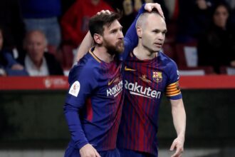 Lionel Messi Pays Tribute to Football Legend Andrés Iniesta After Announcing Retirement