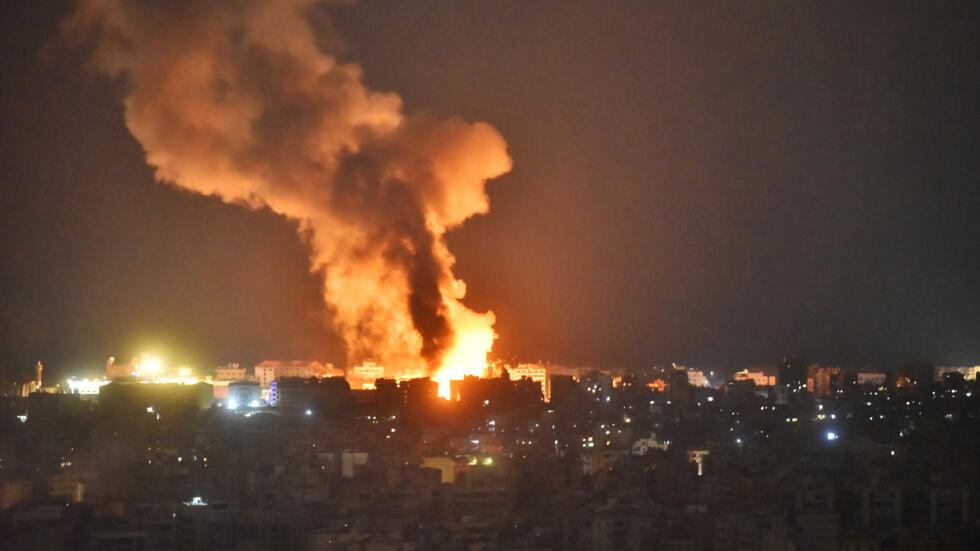 Intense Air Strikes Rock Beirut as Israel Targets Gaza and West Bank
