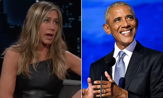 Jennifer Aniston Denies Affair Rumors with Obama on Jimmy Kimmel Live!