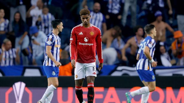 Ten Hag's shock justification for Rashford's replacement during Man United's draw with Porto