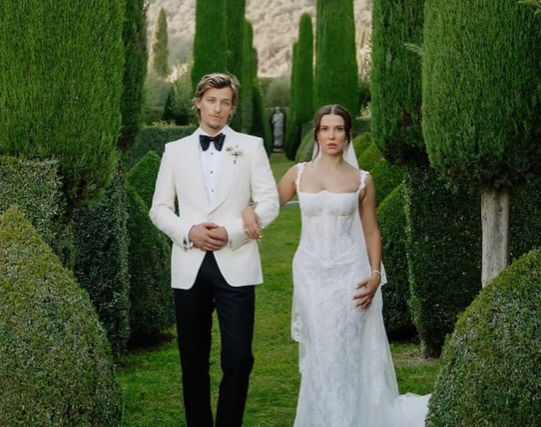 Stranger Things actress Millie Bobby Brown Shares photos from wedding celebration in Italy