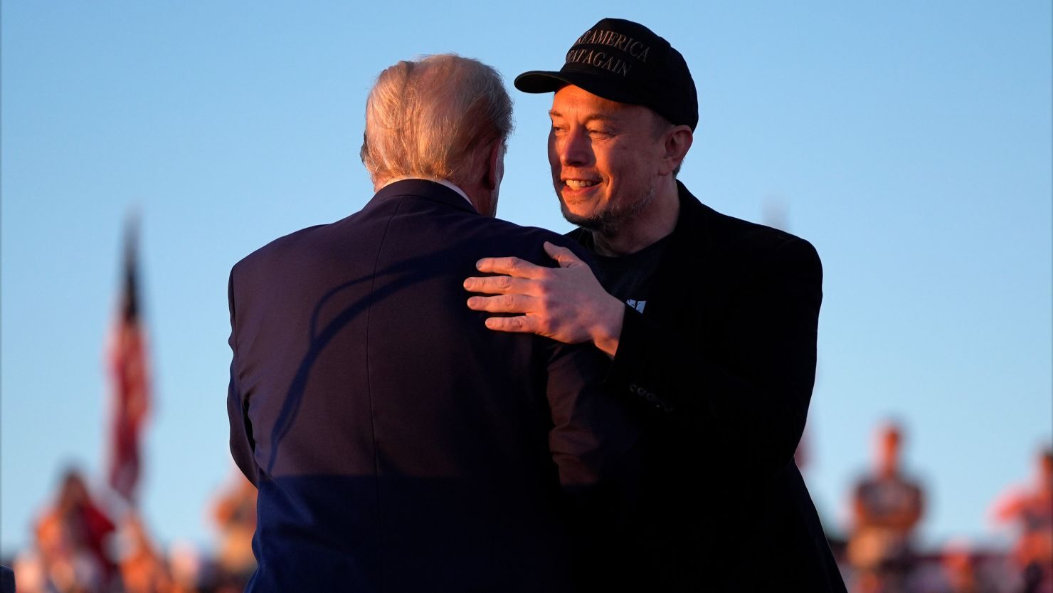 Trump and Musk Visit Place Where He Was Shot
