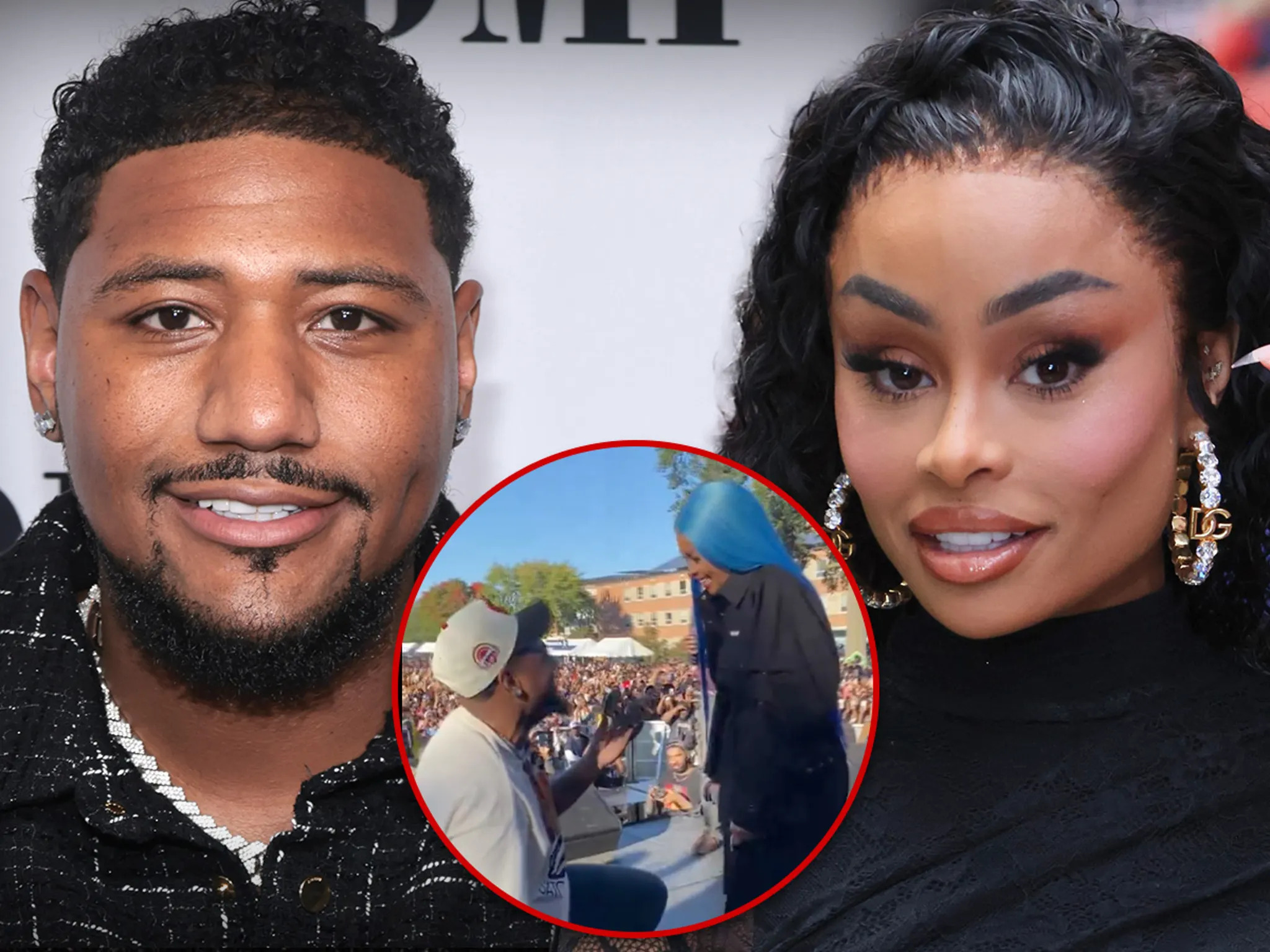Blac Chyna Says ‘Yes!’: Engagement to Derrick Milano at Yardfest