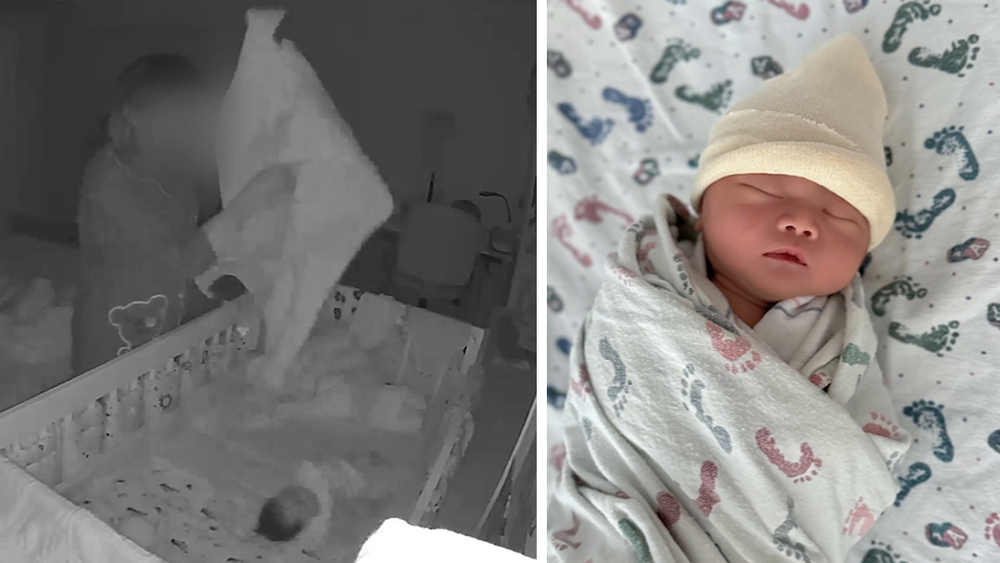 Nanny Caught on Camera Abusing Two-Day-Old Baby in California