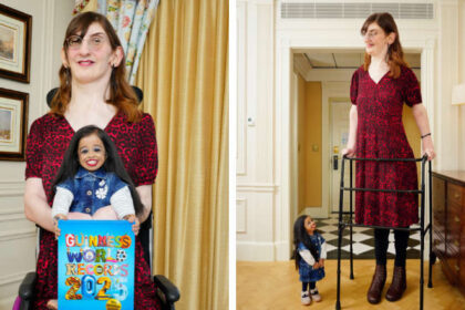 World’s Tallest and Shortest Women Meet for the First Time in London (+VIDEO)