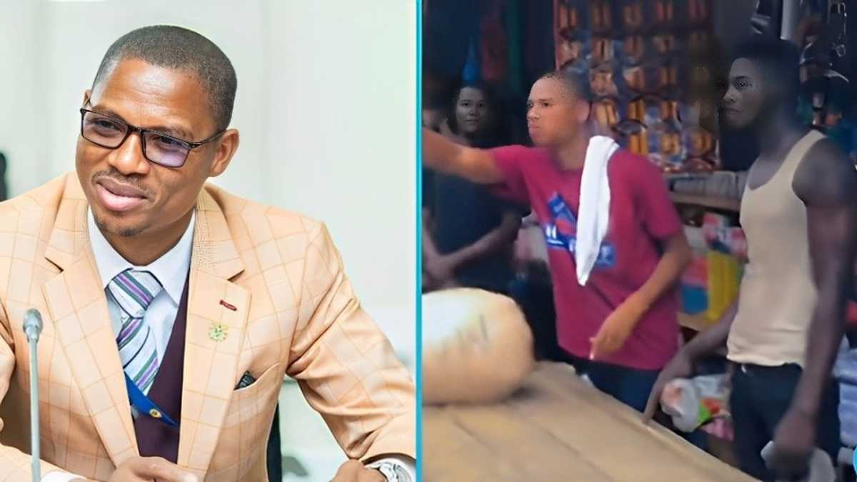 Madina MP Francis-Xavier Kojo Sosu Goes Viral for Working as Truck Pusher in Market