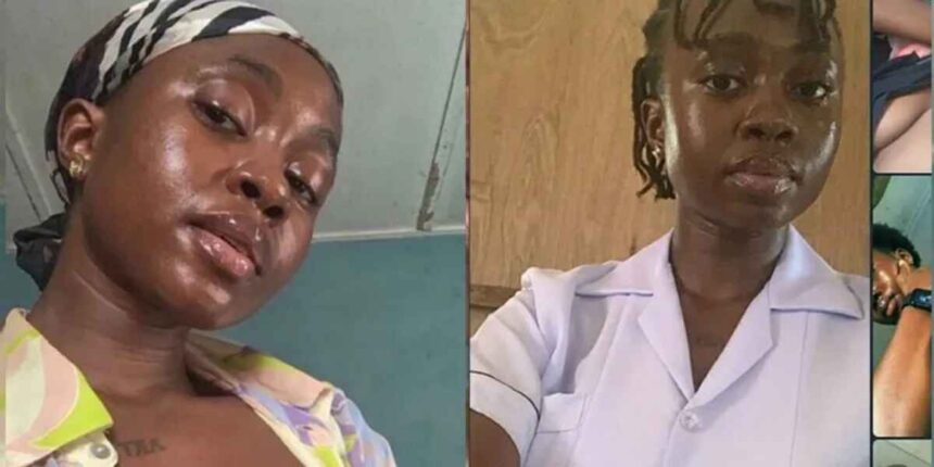 watch and download mp4 of Nigerian Nurse Yahweh Leaked porn sex videos Videos Goes Viral Takes Over From Balthazar Engonga