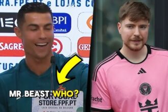 Ronaldo Responds to MrBeast’s Suggestion of Teaming Up with Son Cristiano Jr.