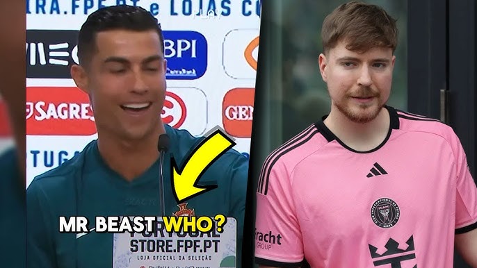 Ronaldo Responds to MrBeast’s Suggestion of Teaming Up with Son Cristiano Jr.