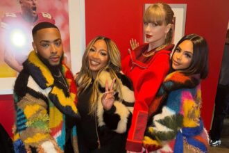 Taylor Swift Joins Fellow Chiefs WAGs at Raiders Game for Fun Night Out