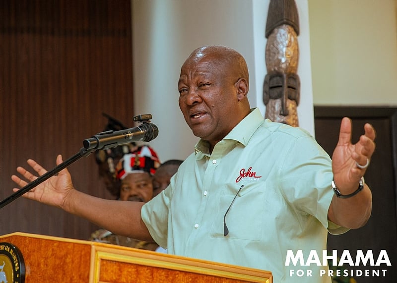 ‘I’m a Retired General Ready to Lead Ghana to Recovery’ – Mahama Declares