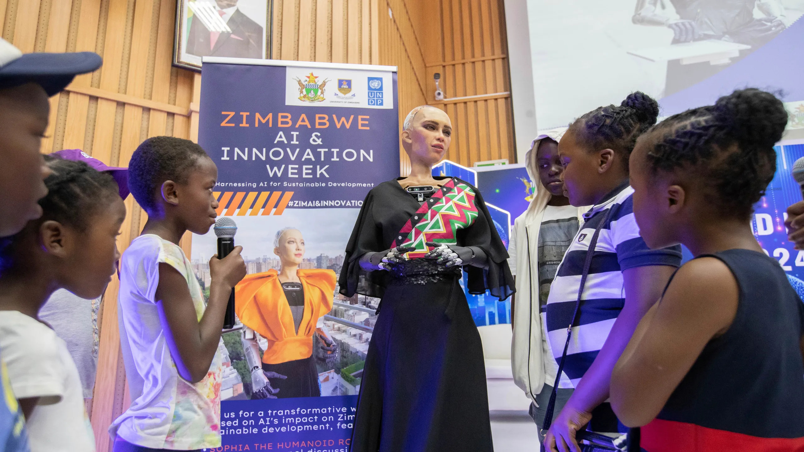 University of Zimbabwe Unveils Country's First Humanoid Robot, Sophia