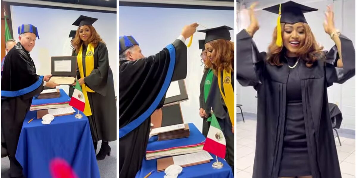 Regina Daniels Bags Bachelor's in Psychology, Thanks Family for Support