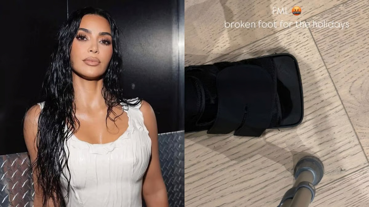 Kim Kardashian Breaks Foot and Is Forced to Use Crutches After Shocking Accident