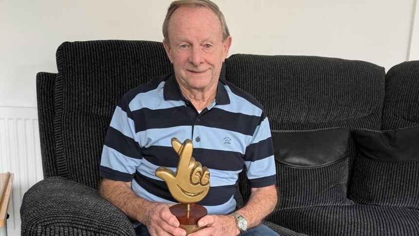 Man who won £7m on the Lottery 'still looks at the prices of socks' after giving away fortune