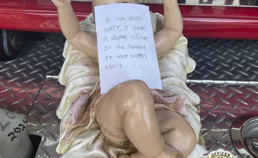 Baby Jesus Figurine Stolen from Colorado Nativity Scene Returned with Apology