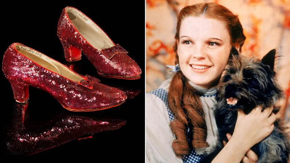 Judy Garland's Ruby Slippers from The Wizard of Oz Sell for $28 Million at Auction