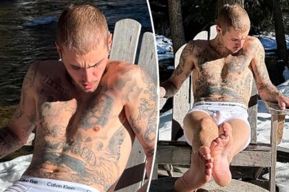 Bieber Strips Down to Calvin Klein in Snowy Thirst Trap