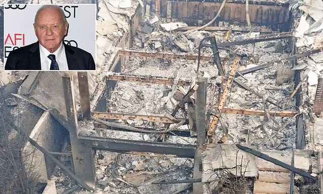 Legendary Actor Anthony Hopkins Loses $6M Home in LA Fire