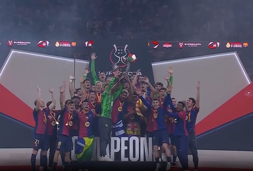 arcelona Crushes Real Madrid 5-2 to Secure Supercopa Glory