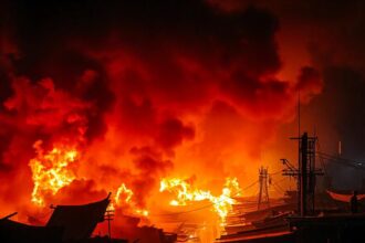 Fire at Kantamanto Market