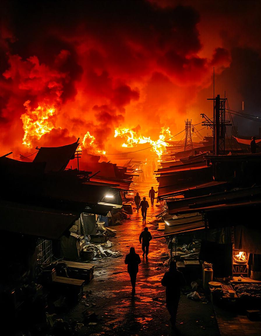 Fire at Kantamanto Market
