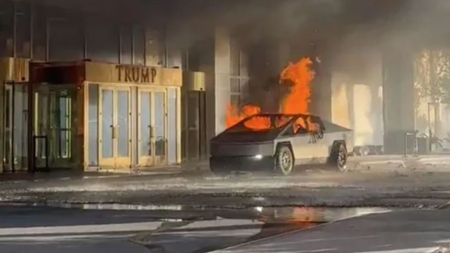 Elon Musk Defends Cybertruck After Explosion Outside Trump Hotel in Vegas