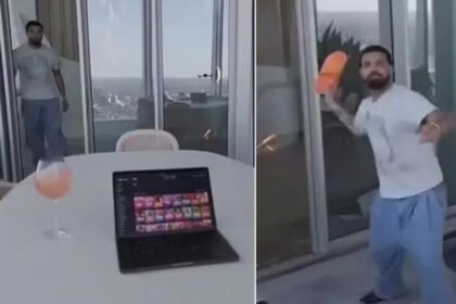 Drake Takes on Mysterious Drone Spying on Him in Shocking Video from Sydney Penthouse