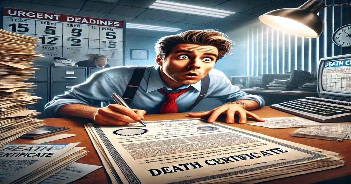 Man Forges Grandparent’s Death Cetificate to Get Time Off from Work