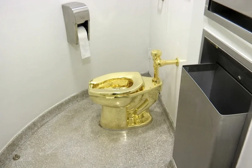 Man who tried to sell $6.4m gold toilet stolen from English country house is spared jail