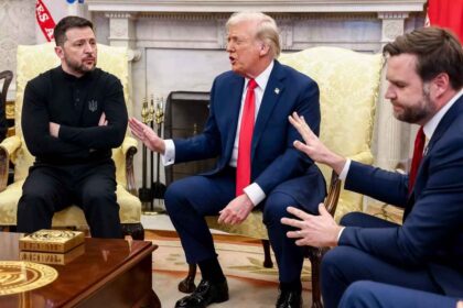 Trump and Vance Shout at Ukrainian President Zelenskyy for Not Saying 'Thank You,' Then Tell Him to Leave White House