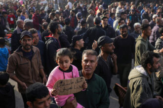 Thousands of Palestinians Protest in Gaza