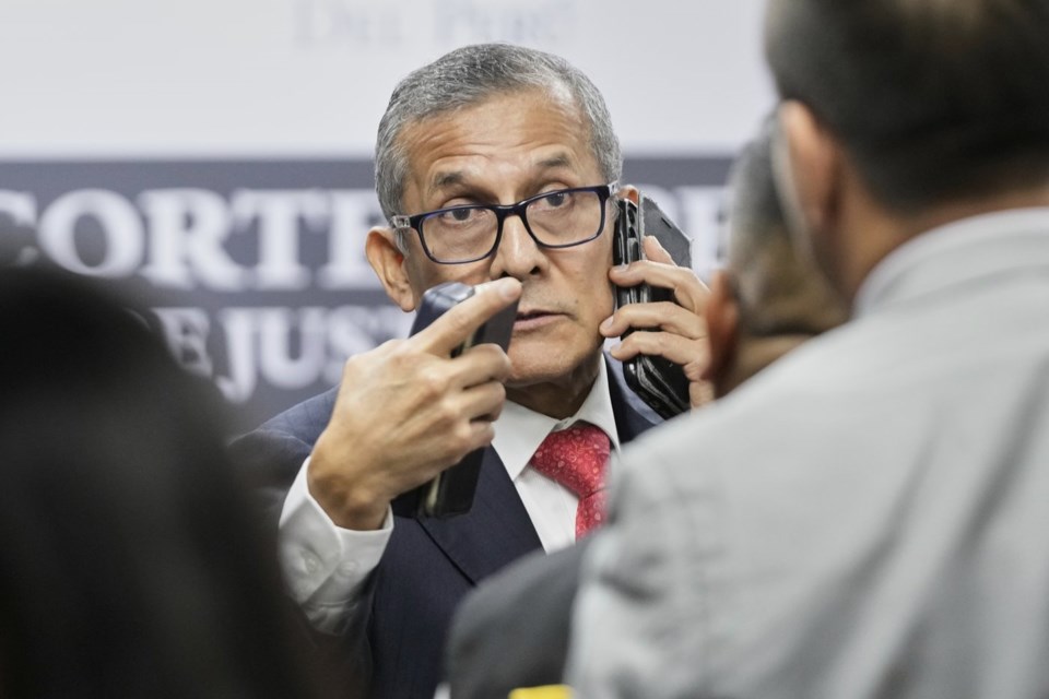 Ex-Peru President Humala Gets 15 Years