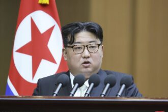 Kim Jong Un Unveils New Warship, Accuses U.S. of Provoking Conflict