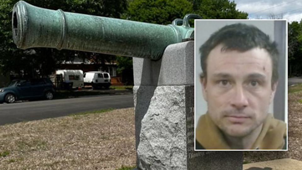 Kansas Man Stole 800-Pound Historic Cannon to Pay Drug Debt, Police Say 2 Kansas Man Stole 800-Pound Historic Cannon to Pay Drug Debt, Police Say