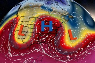 Omega Block Brings Days of Storms, Flood Risk to South and Northeast