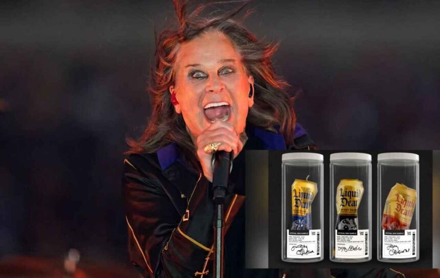 Ozzy Osbourne’s DNA Cans Sell Out in Bizarre $450 Liquid Death Campaign 1 Ozzy Osbourne’s DNA Cans Sell Out in Bizarre $450 Liquid Death Campaign