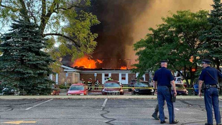 Michigan church fire 1
