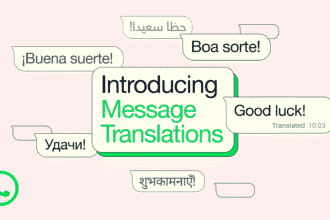 WhatsApp translation feature on iPhone and Android