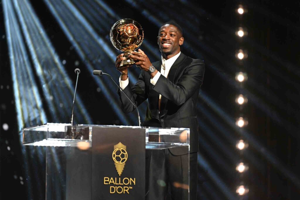 Men's Ballon d’Or winner Ousmane Dembélé 