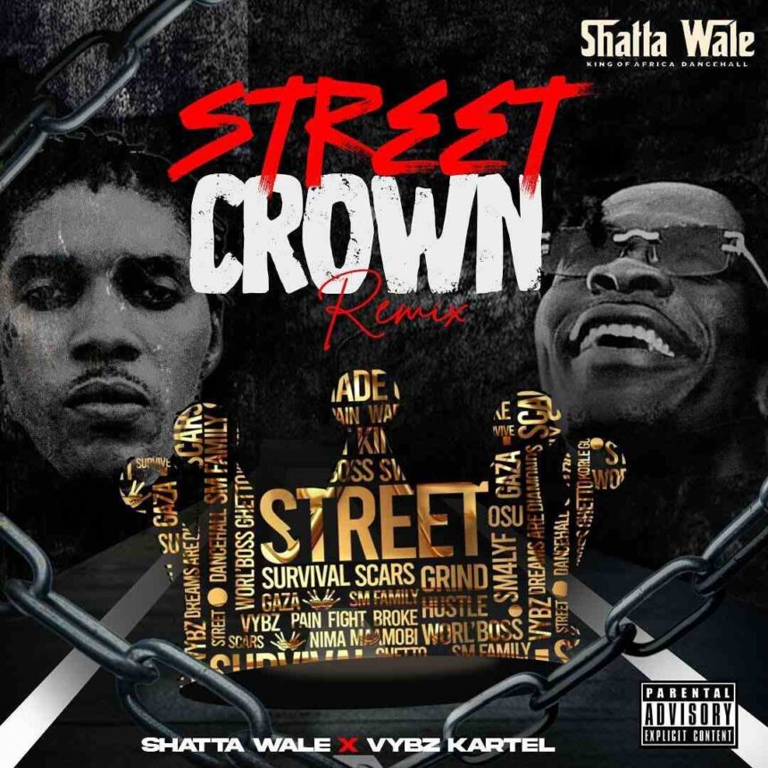 shatta Wale street crown remix artwork