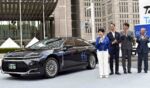 Tokyo's 2027 Hydrogen Taxis to pickup passengers