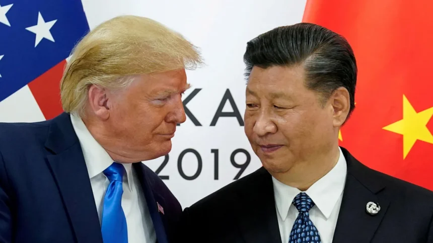 Trump and Xi on US China Tiktok deal